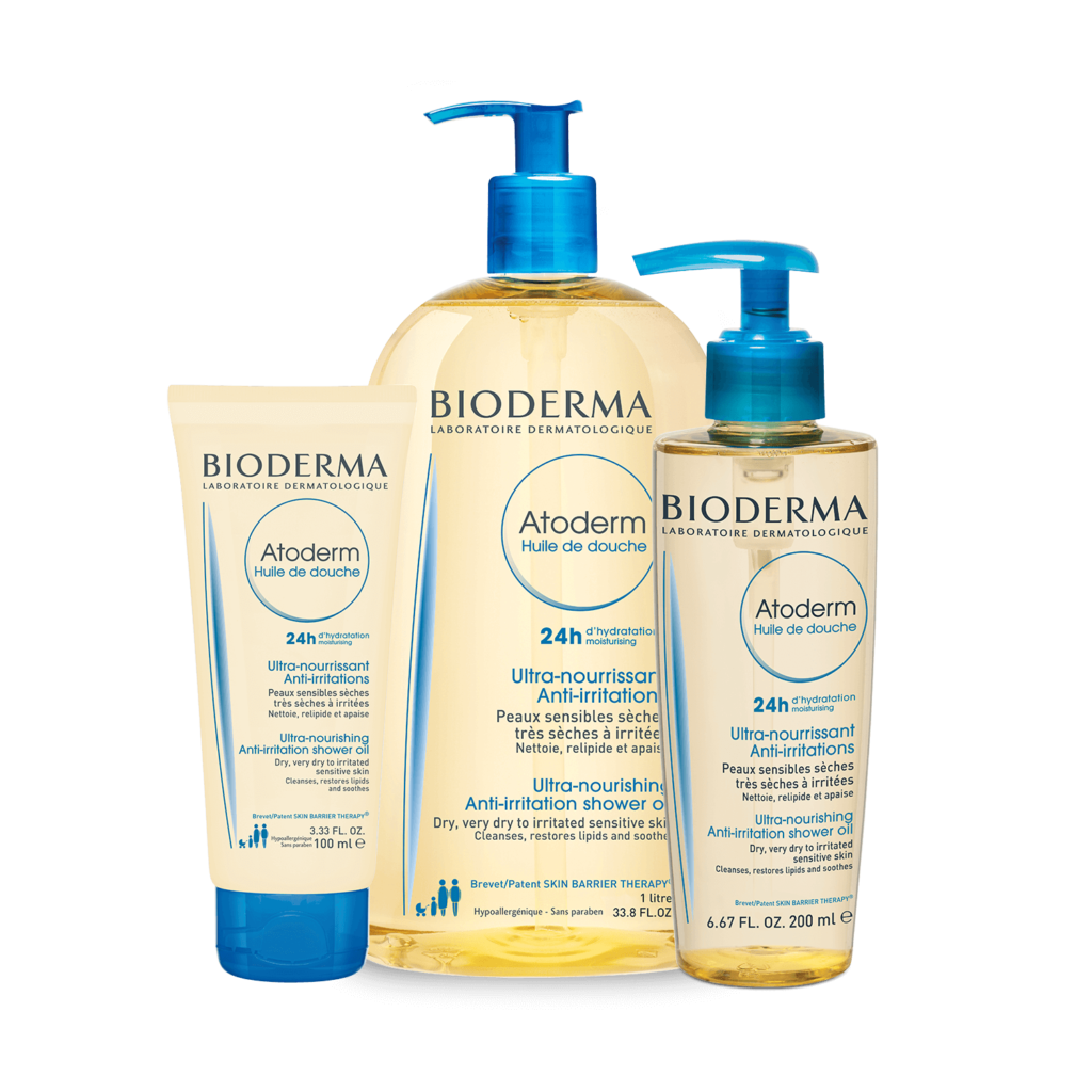 Bioderma - Atoderm Shower Oil 33.4 fl Oz - Moisturizing & Soothing