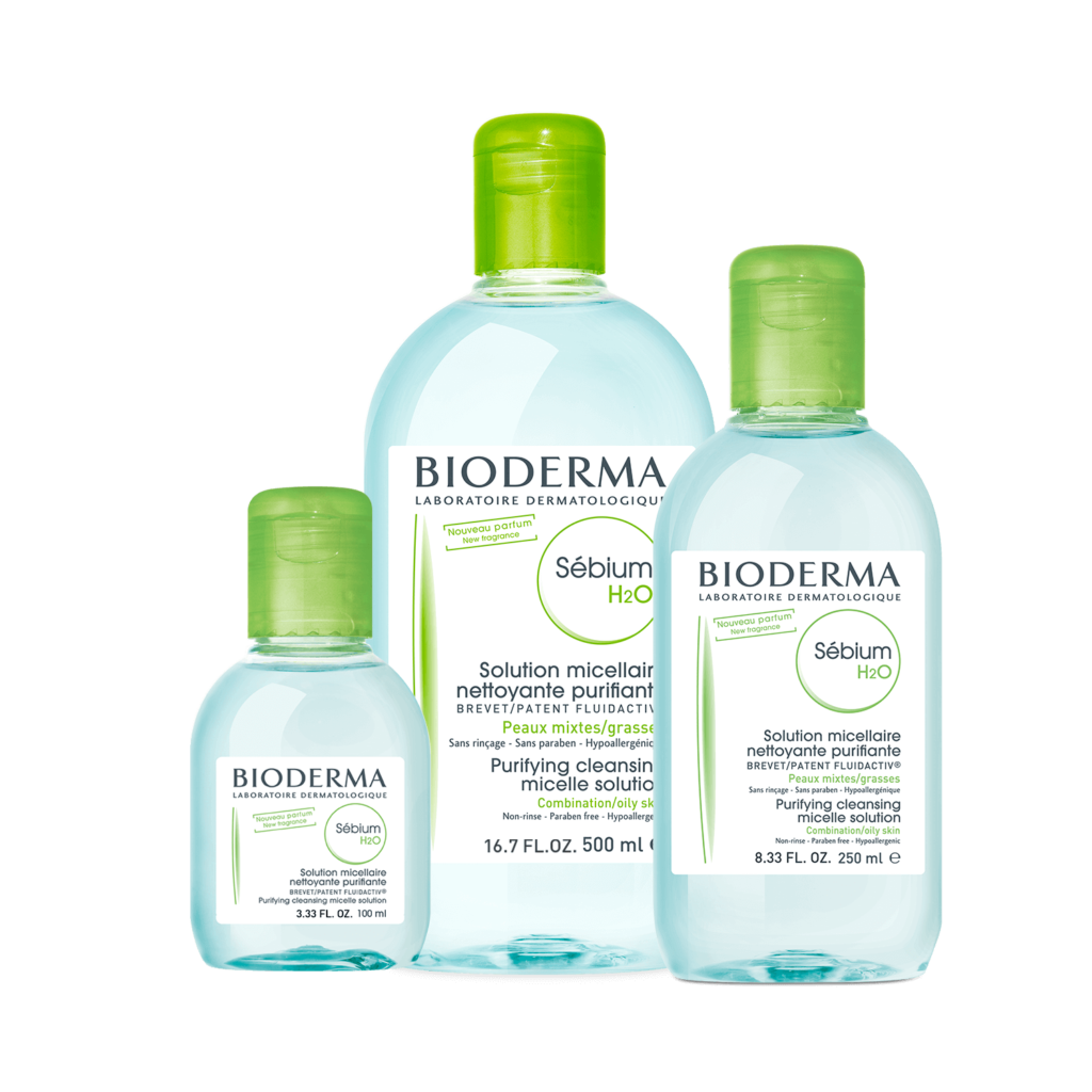BIODERMA - Sebium H2O - Micellar Water - Cleanser & Makeup Remover - Combo to Oily skin