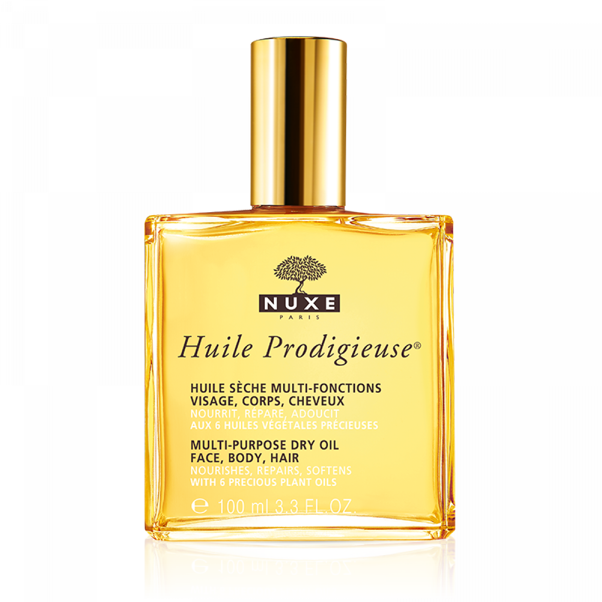 NUXE - Huile Prodigieuse Dry Oil - Face, Body & Hair Dry Oil - Repairs & Protects